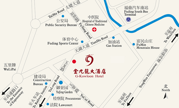 福鼎市金九龙大酒店 地图